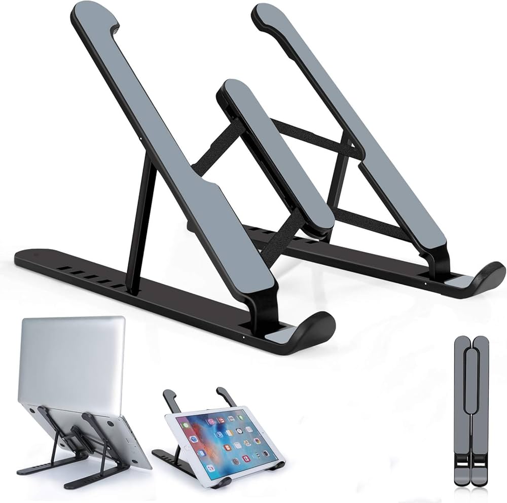 Adjustable Portable Folding Laptop Stand Tablet Desktop Holder Office Support