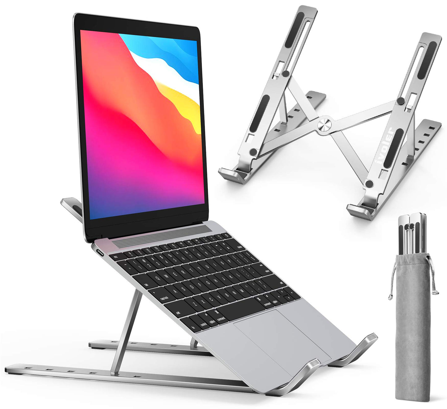 Adjustable Portable Folding Laptop Stand Tablet Desktop Holder Office Support